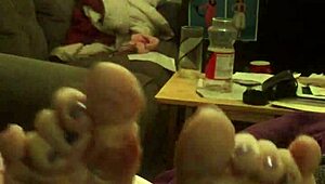 Adoring The Sensual Female Feet And Soles In Webcam Fetish.