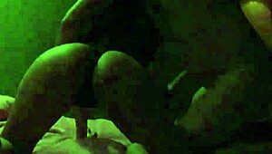 My friend spanks his girlfriend playfully.