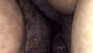 POV Close-Up of Ebony Milf Creaming on My Dick with Fat Wet Pussy