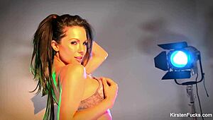 kirsten price gets into hot lesbian action