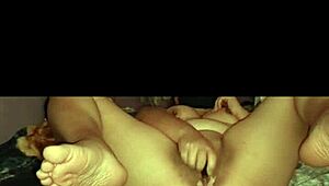 She gives some blowjobs and then masturbates to orgasm