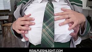 Realfleshlight takes me to my curvy girlfriend’s freeuse home. I’m lost in her body.