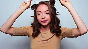 i'm wearing a cute deer costume for fun