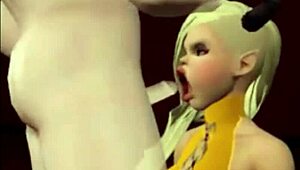 Alien monster sex unfolds in wild 3d cartoon game