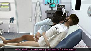 oh man, me so horny watching nurses suck n fuck patient