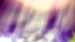 BBW wife gives footjob leading to cumshot