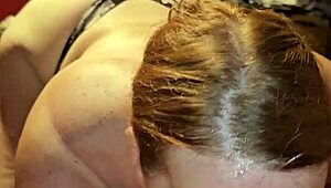 filled a pregnant milf pussy with massive cum load