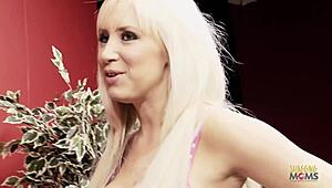 gal loses a darts game and ends up screwing the winner on the sofa.