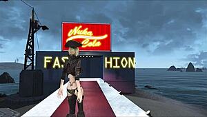 Fallout 4 mod with blonde teen big boobs?