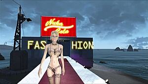 Fallout 4 mod with blonde teen big boobs?