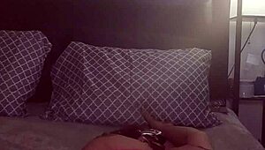 Dea teases, wanna see her dildo slide into both her tight holes?