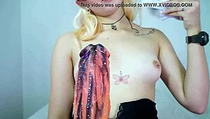 blowjob tutorial with blonde and latina teens