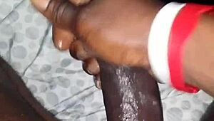 Real amateur receives cumshot after intense anal fucking