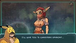 akaburs star channel 34 part 33 princess handjob, monster alien redhead facial cumshot