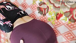 Desi Indian Pinky BENDS OVER for CLOSE-UP ASS FUCKING with her FRIEND