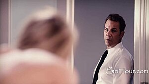 teen lured by a sleazy stepdad watching quietly