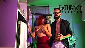 Latina Amateur Stars in Saturno Airlines Reality