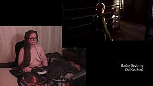 Watch the naked BBW play through the quarry game.