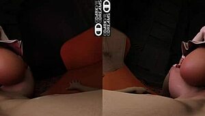 VR Loba makes you cum twice in reality