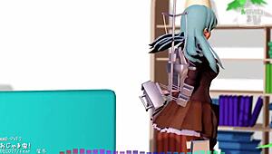 japanese cg animation with asian cartoon and anime hentai music