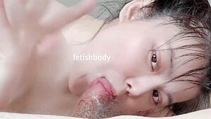 ฟินสุดเลียหูดูดนมกลืนควยกวนลูกอัณฑะสำรวจเปอรีเนียมอมลึกวนหัวขยี้ frenulum ASMR สัมผัสสวรรค์เลียกวน ASMR