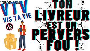 hetero delivery guy fucks gay client doggystyle