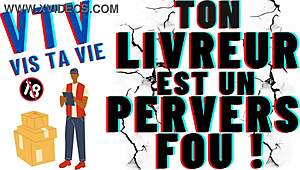 hetero delivery guy fucks gay client doggystyle