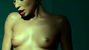 babe in stockings uses toys for self-pleasure