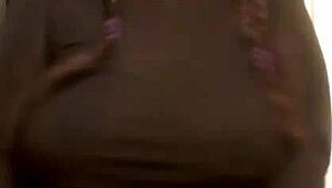 Busty Hot Ebony Milf Slut Masturbates