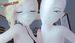 Jaune fucks Glynda and Winter 😏