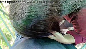 We tried first time anal in a wild public spot, OMG! 😱