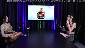 Debora Andrade Squirts Masturbating in Sheer Red Lingerie!