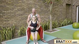 Tiny cheerleader worked hard to impress the rough coach for a team spot.