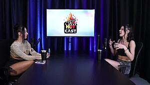 Debora Andrade Squirts Masturbating in Sheer Red Lingerie!