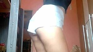 Teen Brazilian amateurs dance funk in a lively Portuguese video