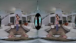 wetvr sexy call girl scarlet alexis fucked hard in first vr porn