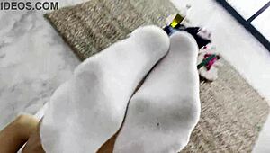 my oiled russian feet tease your fetish