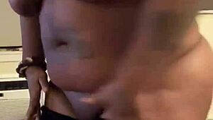 Hazelnutxxx in Halloween Cosplay Reveals Shaved Pussy Secret with Blue Hair