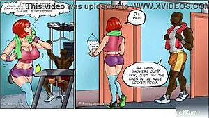 Annabelle starts new life as cheating housewife in gym bathroom.