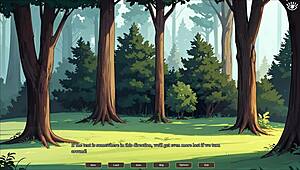 Rough Tomboy Sex in Forest Hentai Game