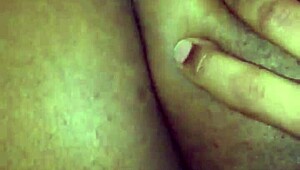 ebony bbw throwing ass back in hot homemade pov fucking