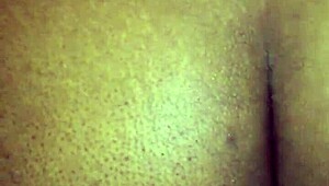 ebony bbw throwing ass back in hot homemade pov fucking