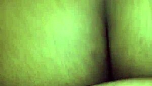 ebony bbw throwing ass back in hot homemade pov fucking
