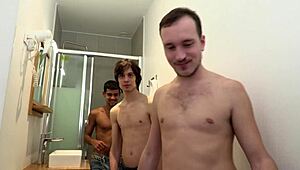 Wild gay anal party sparks unexpected group action tonight