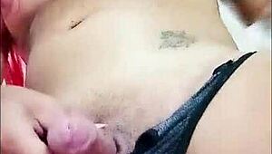 Ts Angelique - I Fill Panties With My Cum!