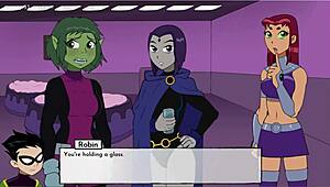 18Titans Episode 37: Bumble Bee Blowjob Creampie