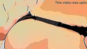 Cartoon story of an unknown visitor in the house