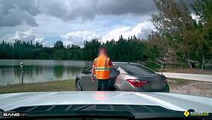 Hey, how did Harper Red get saved by that mechanic's huge cock?