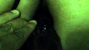 wife uses vibrator for ass play