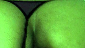 wife uses vibrator for ass play